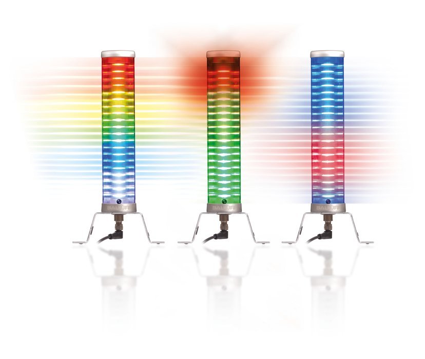 Balluff prezentuje nowy standard kolumn sygnalizacyjnych Smart Light